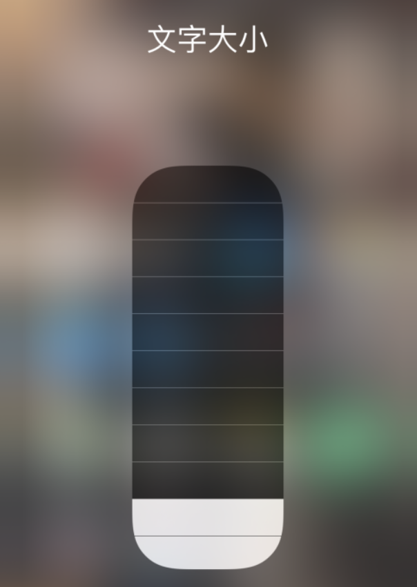 武安苹果手机维修分享小技巧：在 iPhone 控制中心快速调节字体大小 